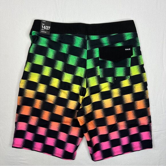 Hurley and Quiksilver Boys’ Board Shorts Size 14 Lot Of 2 - Picture 3 of 7